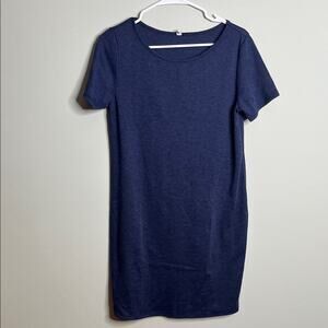 Pink Blush navy tshirt dress small